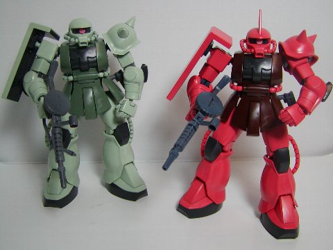 ガンプラ MS-06S シャア専用ザク