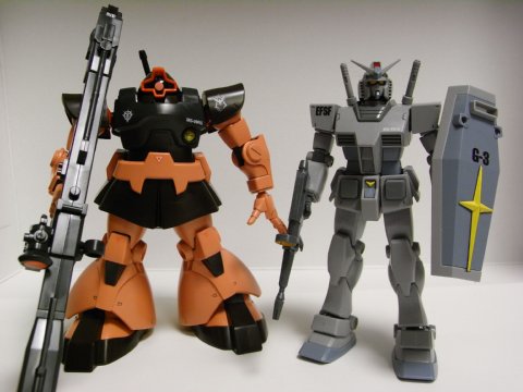 HGUC G3ガンダム＋シャア専用リックドム