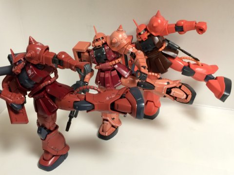 HG シャア専用ザクII